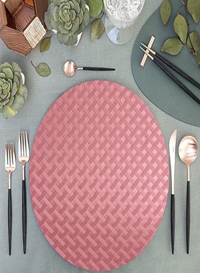 KayJen Food Grade EVA Anti Slip Washable MatSheet for Fridge, Kitchen, Drawer, Shelf Liner, Table (Peach Crossed Stripe, 45 cm X 5meter) - Image 3